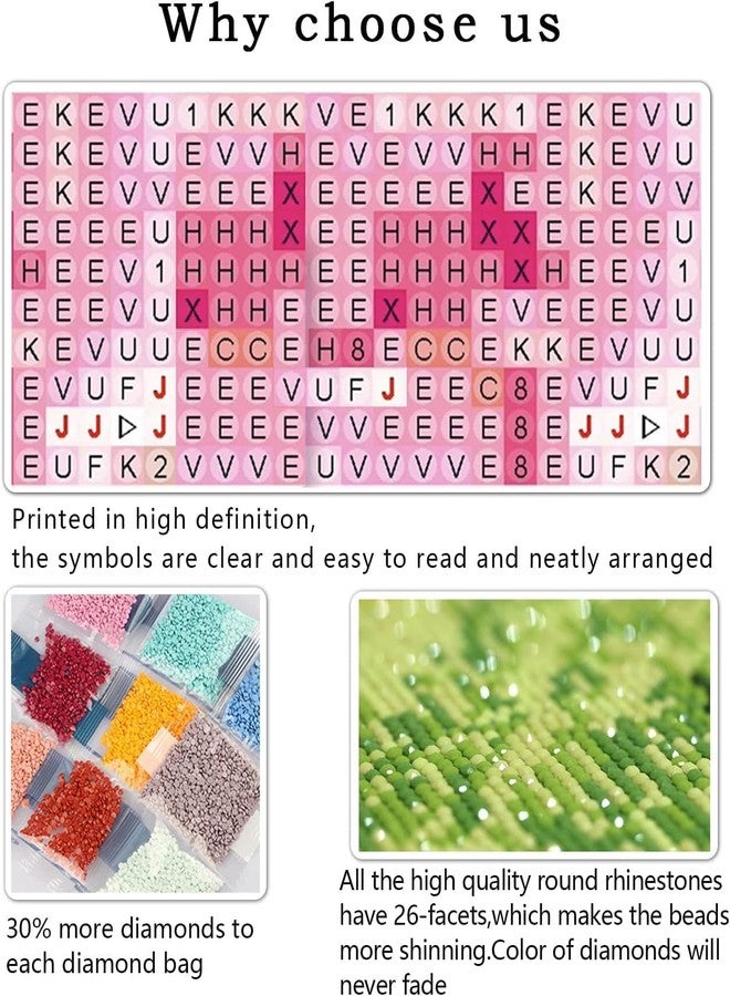 TREXEE Radha Krishna Diamond Paint by Numbers Kit for Adults and Kids Beginners Canvas Radha Krishna on Swing DIY 5D Diamond Painting Kit on Canvas DIY Paintng PNB DIY Religious Painting Kit Wall Decor Paint Home Decor (12X16 IN)(Unframed) - Image 3